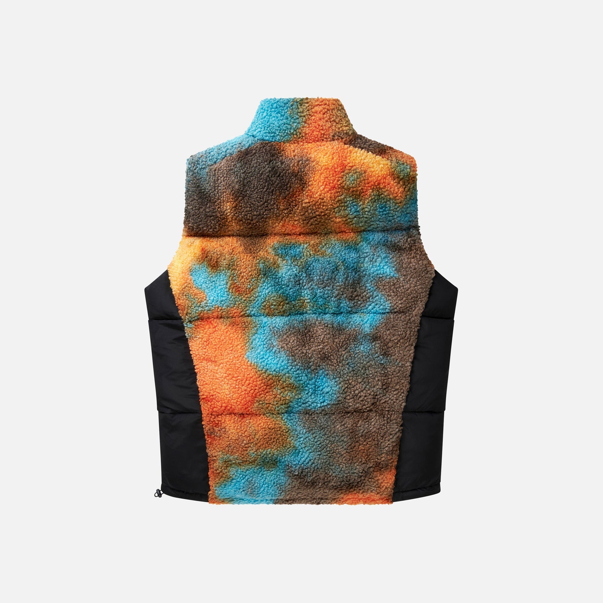 7 Days Active Plar Fleece Padded Vest - Tie Dye Scuba