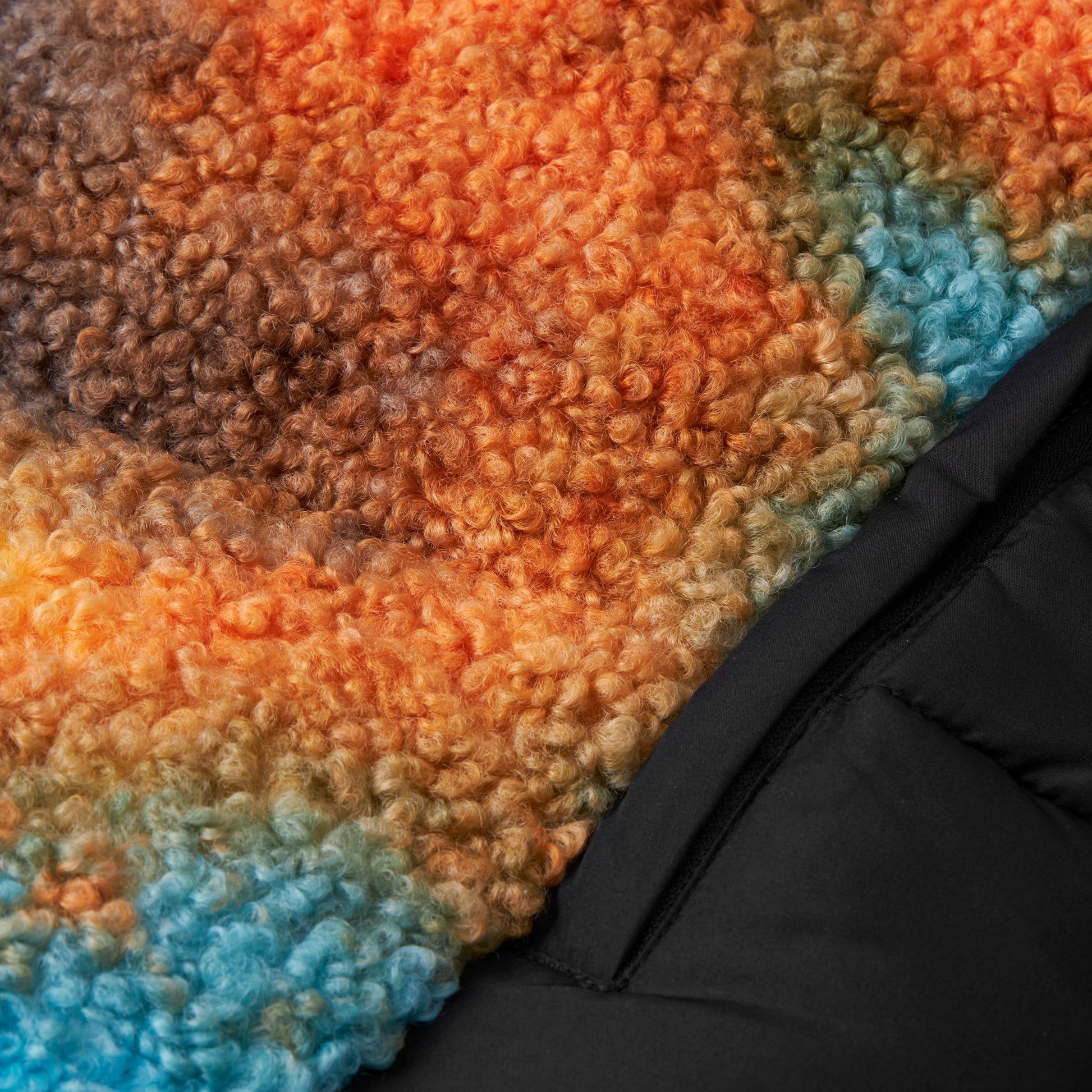 7 Days Active Plar Fleece Padded Vest - Tie Dye Scuba